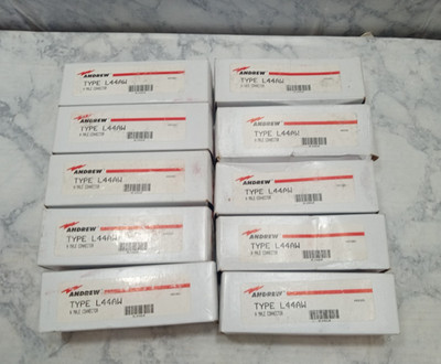 ANDREW L44AW HELIAX COAXIAL CABLE N MALE CONNECTORS NEW LOT OF 10