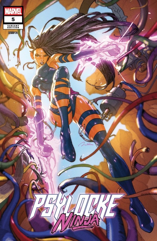 PSYLOCKE NINJA #5 VARIANT COVER BY GERALD PAREL NM MARVEL COMICS 2026