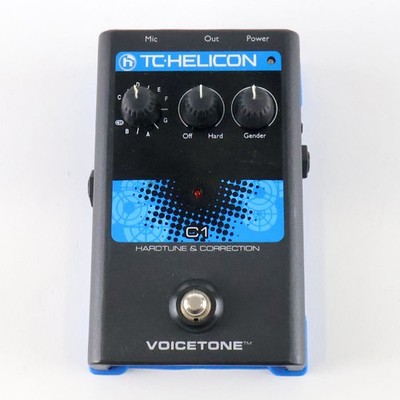 TC-Helicon VoiceTone C1 Vocal Effects Pedal HardTune Pitch Correction Tested