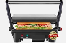 Sandwich Tostadora Cafetera-Plancha Grill Prensa Electrica Comercial a La Par