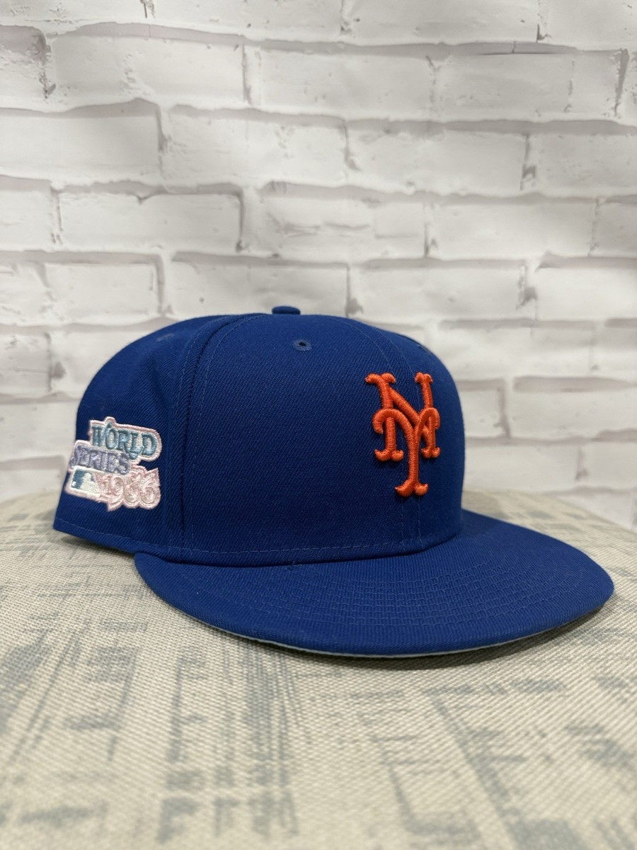 RARE NY Mets MLB World Series 1986 Hat Club Cap New Era Fitted Icy