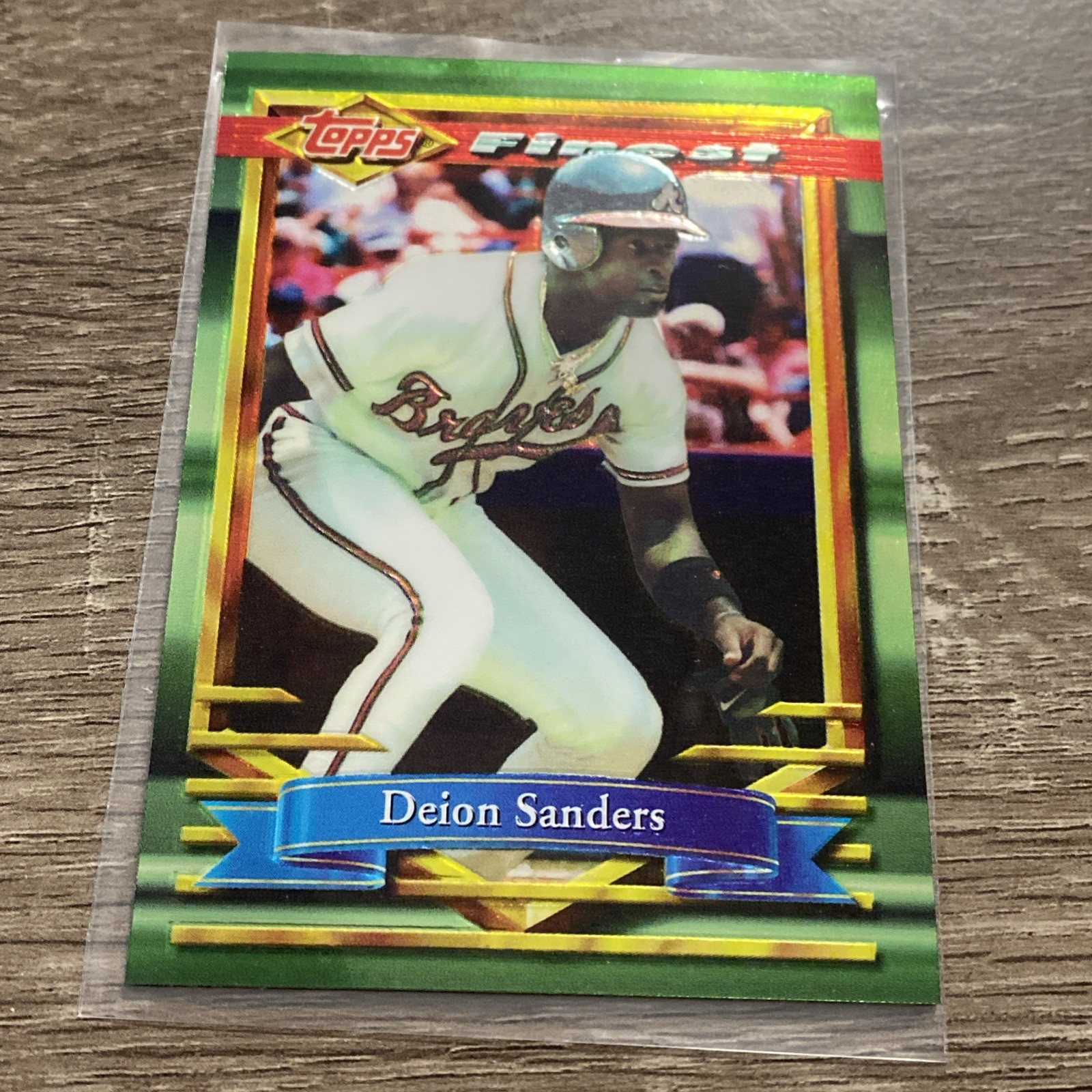 1994 Topps Finest Refractor Deion Sanders #22  REFRACTOR
