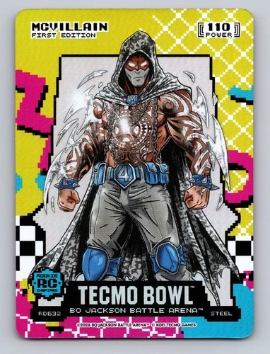 2026 Bo Jackson Battle Arena Tecmo Bowl McVillain Rad 80's RD632