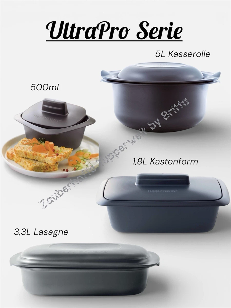 Tupperware UltraPro Plat à rôtir 3,3 l + cuillère de Service Jaune