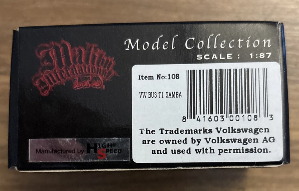 Malibu International - Yellow/White VW Bus T1 Samba - 1:87 Scale - Image 4 of 4