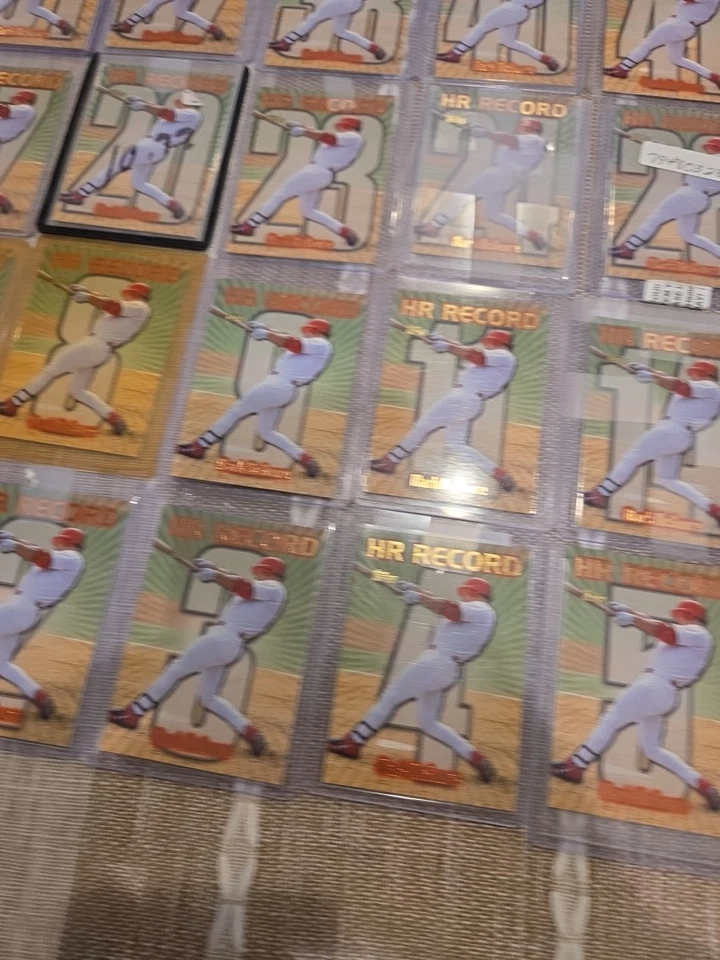 (37) Tarjetas de jonrón Mark McGwire 199 Topps todas diferentes Foto 3 de 4