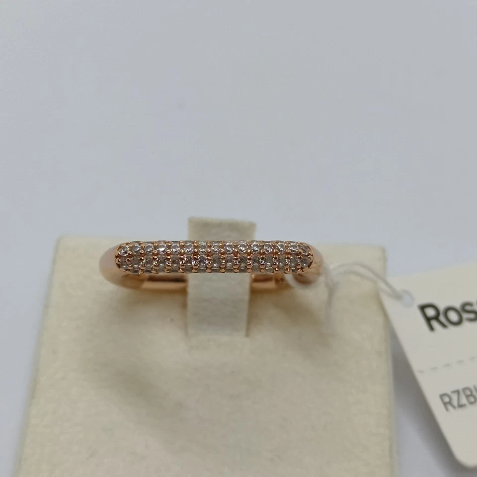 ROSATO GIOIELLI BIANCA ANELLO DA DONNA IN ARGENTO 925 E ZIRCONI RZBI32C - Immagine 3 di 4