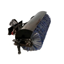 AGT Angle Broom Sweeper for Mini Skid Steer Loader Road Snow Sweeper Attachments