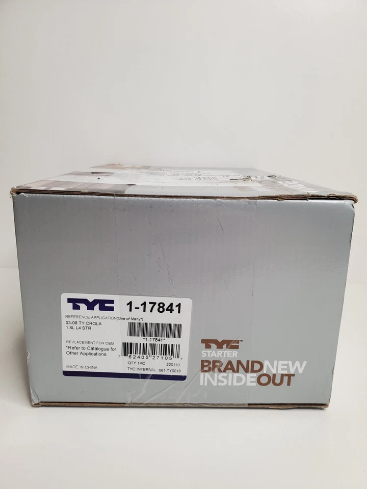 Motor De Arranque TYC 1-17841 Compatible con Toyota Corolla 2003-2008 - NUEVO Foto 4 de 4