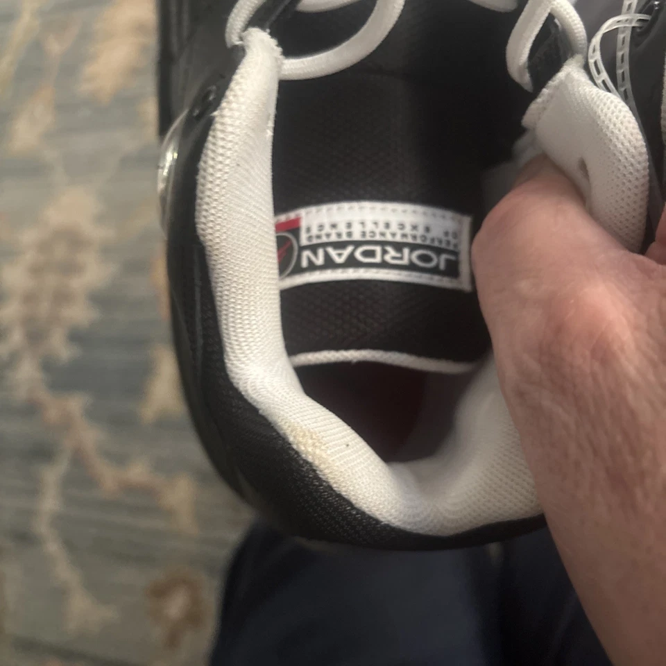 Zapatos Jordan Jumpman Team 1 para hombre talla 11 negro/blanco/rojo universitario FV3928-006 Foto 4 de 4