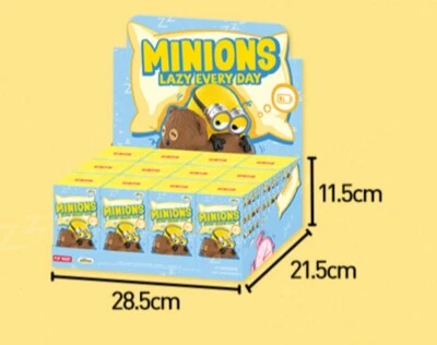 POPMART Minions Lazy every day Series Blind Box FigureToy