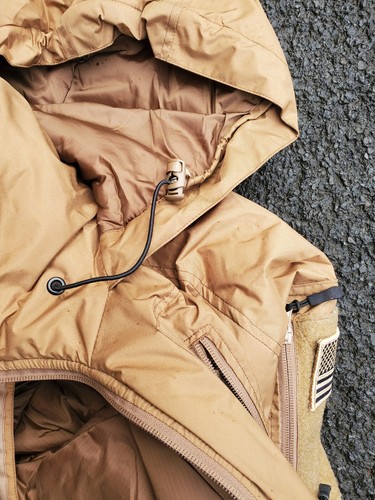 PCU Level 7 ECW Parka PrimaLoft Cold Weather Coyote RUNS BIG !! - Picture 4 of 14