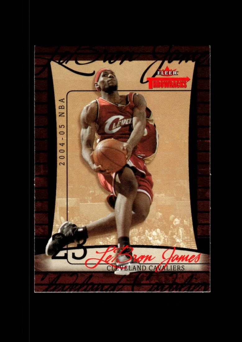 Lebron James trading card