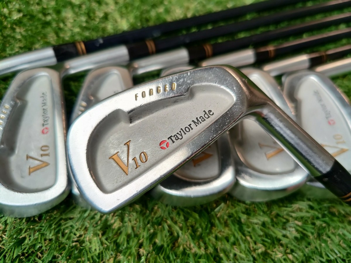TaylorMade V10 Forged Cavity Back Iron Set - Bubble Tour Graphite 