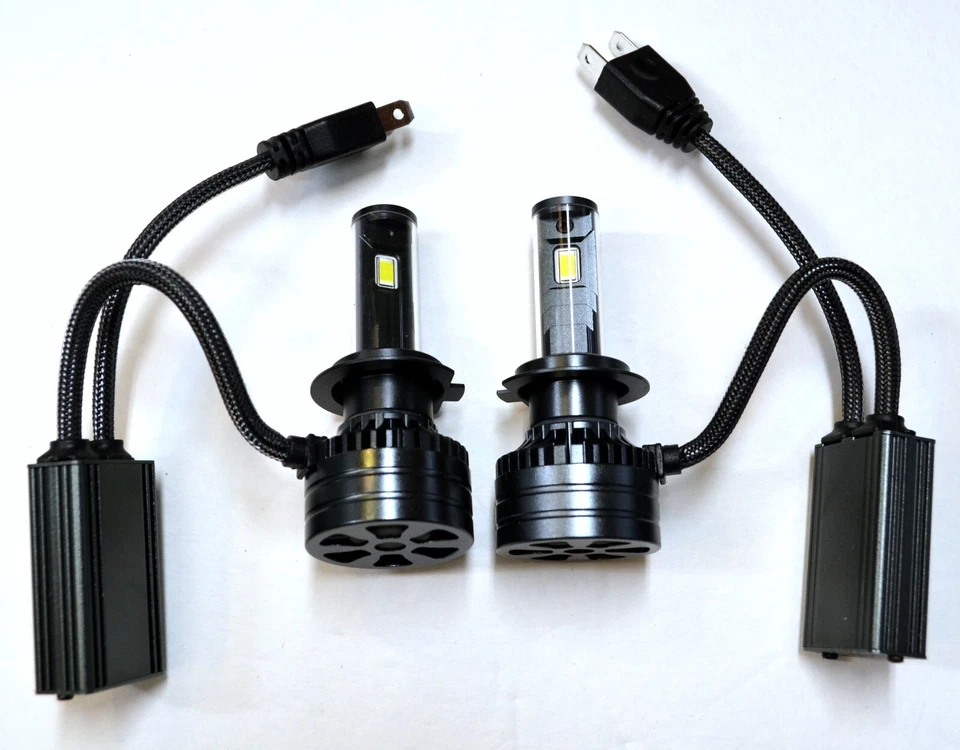 LED Kit F15 140W H7 8000K Icy Two Bulbs Fog Light Replacement Upgrade Fit Lamp - Image 4 of 4