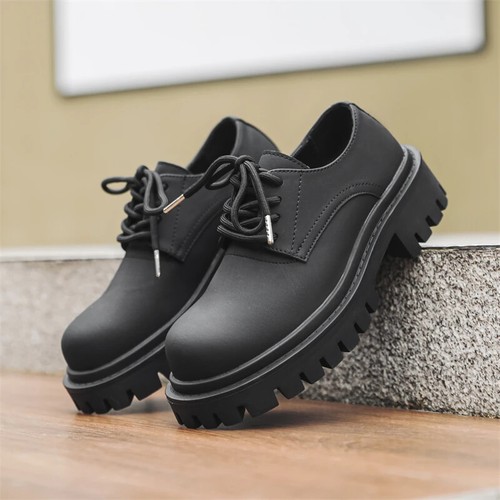 Casual Men's Shoes Versatile Thick Sole Comfortable Fashion Lace Up Sneakers