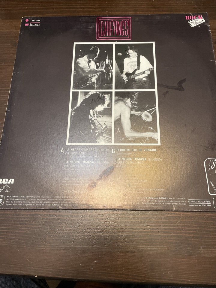 Caifanes La Negra Tomasa Latin Rock Pop Goth Spanish Music 80s caifanes-la-negra-tomasa-latin-rock-pop-goth-spanish-music-80s