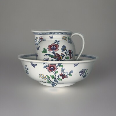 Keeling & Co. Losol Ware Wash Basin, Pitcher
