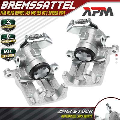 2x Bremssattel Hinten L+R 34mm 11mm für Alfa Romeo 145 146 155 GTV Spider Fiat