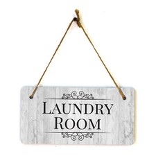 Restroom 5x10 Hanging Wall or Door Sign