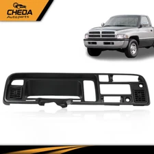 Fit For 1994-97 Dodge Ram Dash Bezel Dashboard Radio Cluster Trim Panel Surround