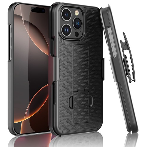 Étui Portefeuille Avec Sangle Pour IPhone 11 à 16 Pro Max - Cuir PU