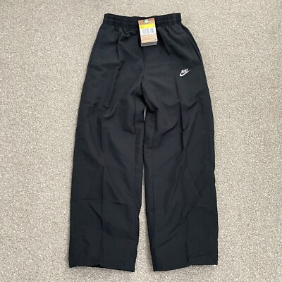 Nike Boys Black Training Pants Joggers Size Small 8-10yrs