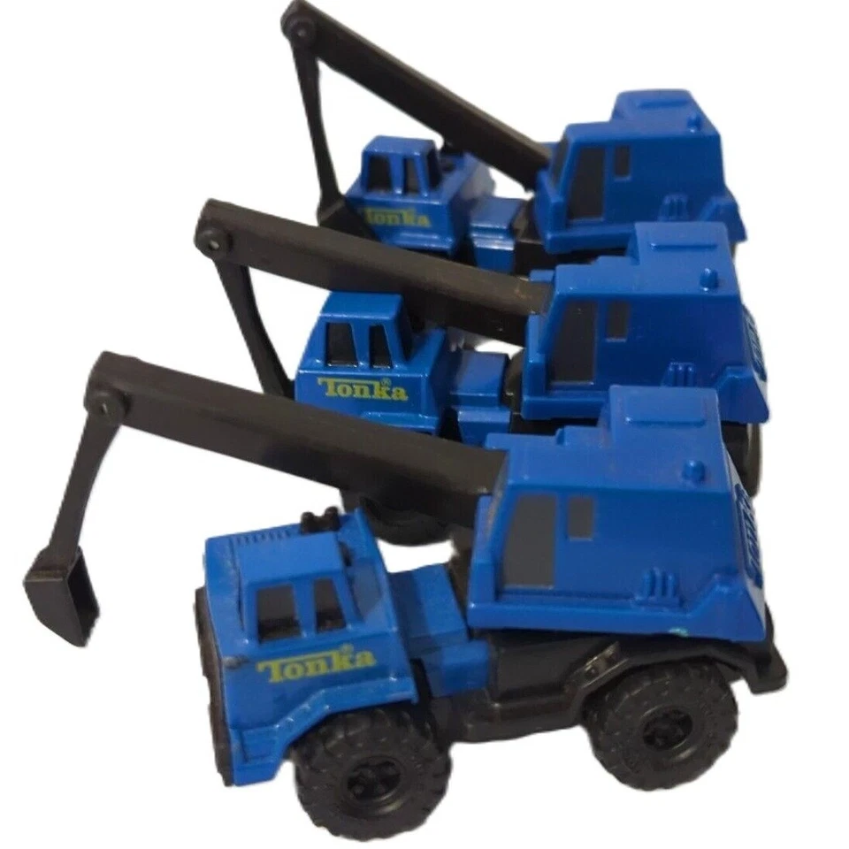 Vintage Tonka Mcdonalds Backhoes Tractors Diecast Toys 1:64 1992 2003 Lot Of 6 - Image 3 of 4