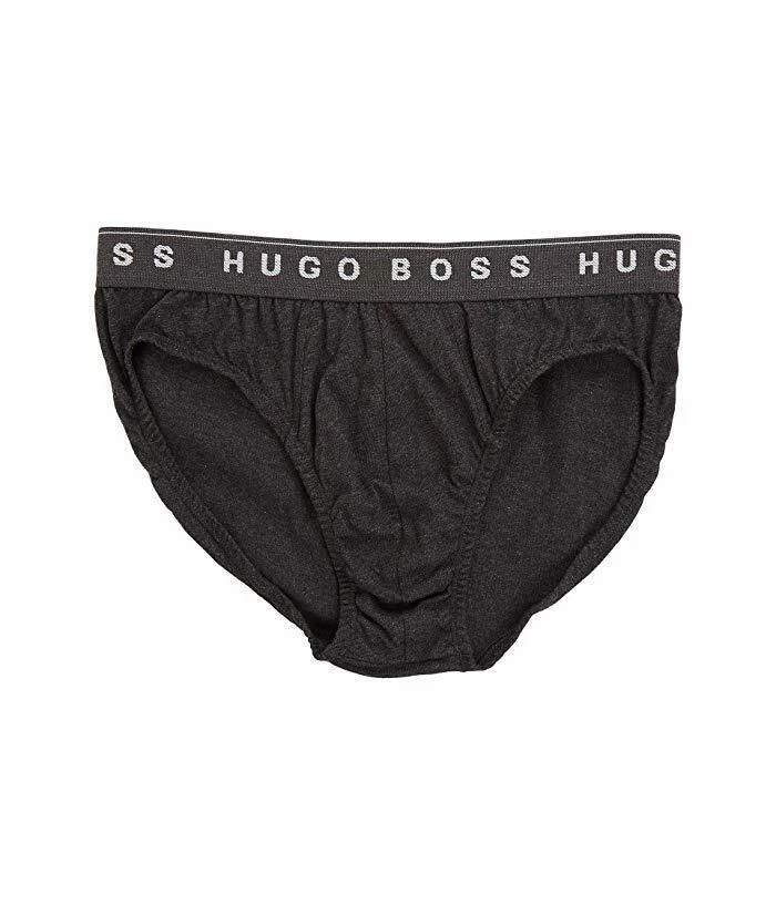 Boss Hugo  L56315 Boss Mens Pure Cotton Briefs in Multi  Size M - Image 2 of 4