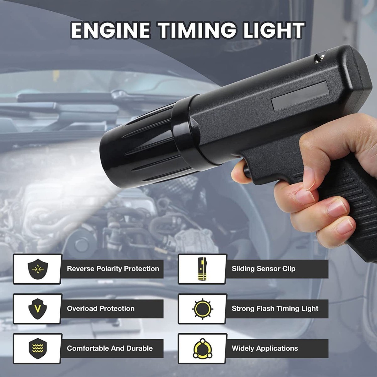 Timing Gun With Sliding Sensor Clip 12V Gun – Ignition With Sliding ...