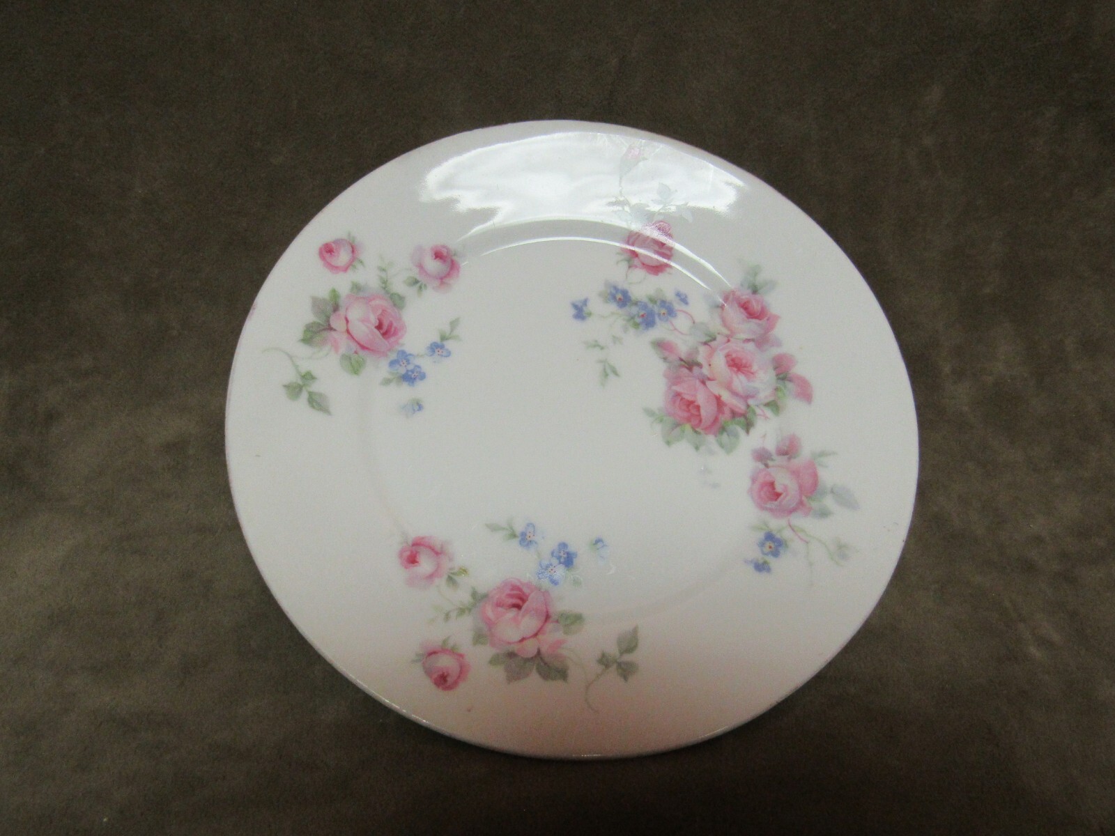 Vintage 1920s Roman V Porcelain Germany Pink Rose Flower 6