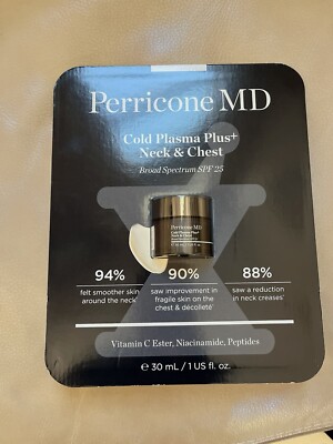 NEW Perricone MD Cold Plasma Plus+ Neck & Chest Broad Spectrum SPF 25