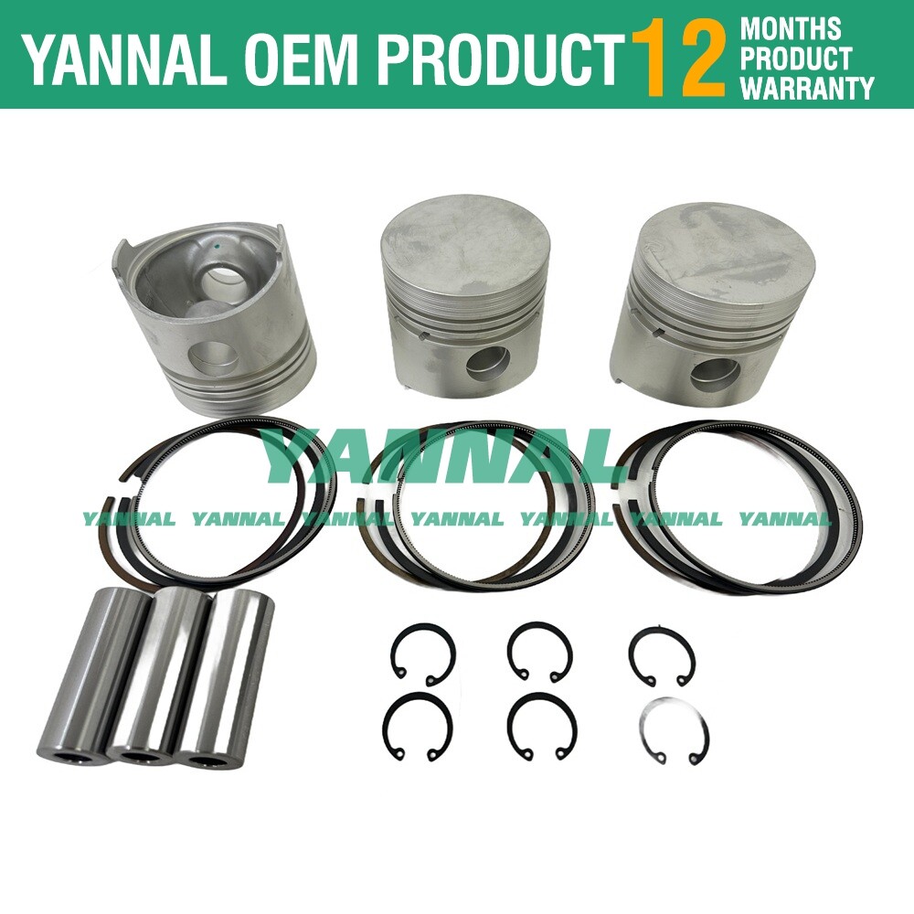 3PCS D1402 Piston+Piston Rings 19274-21110 1927421110 Fits Kubota D1402 Engine 3PCS D1402 Piston+Piston Rings 19274-21110 1927421110 Fits Kubota D1402 Engine