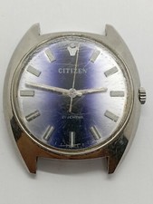 Orologio VINTAGE Japan Watch Citizen Cal. 0201 Tutto Acciaio 21 Gioielli Bella Cassa e Quadrante