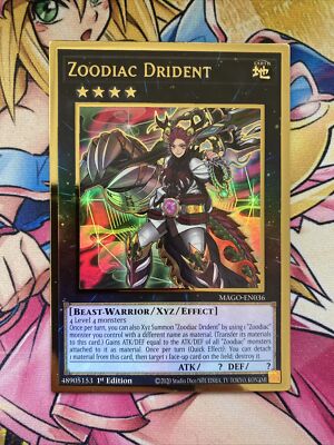 Yugioh! Zoodiac Drident - MAGO-EN036 - Premium Gold Rare - 1st