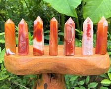 Carnelian Obelisk (6-Sided, 'A' Grade, Carnelian Crystal Tower, Carnelian Point)