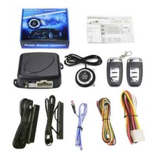 Car Keyless Entry Start System One Start Stop Engine Push Button Vehicle Alarm