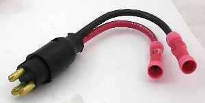 Trolling Motor Plug Male 8 Gauge 2 Wire 12V - Bild 1 von 1