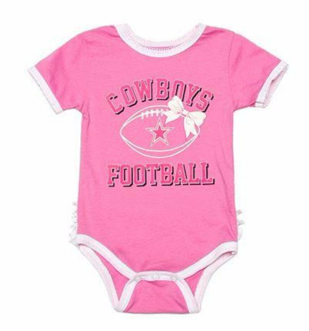 Dallas Cowboys Girls Infant Grace Bodysuit - Pink
