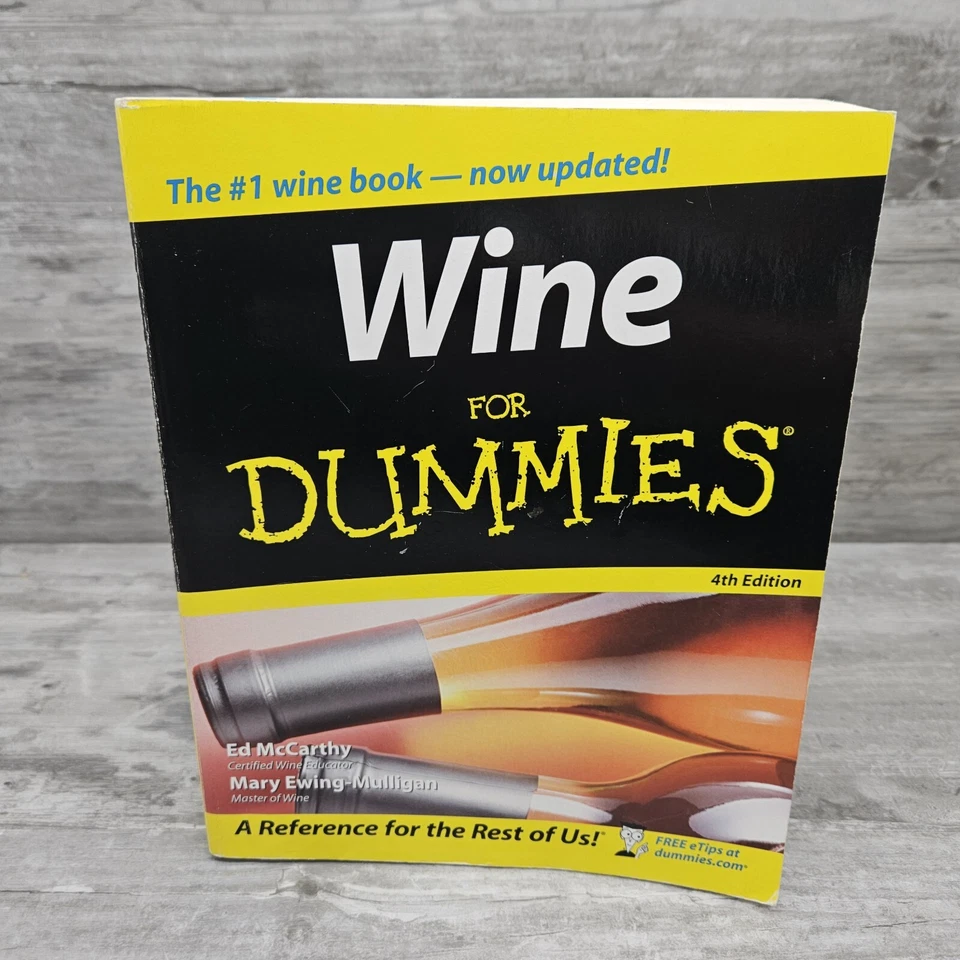 Wine For Dummies Paperback Book Lot (5) France Italy California Australia Foto 3 de 4