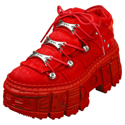 New Rock M-106wall-c13 Unisex Red Stiefel Ankle - 37 EU