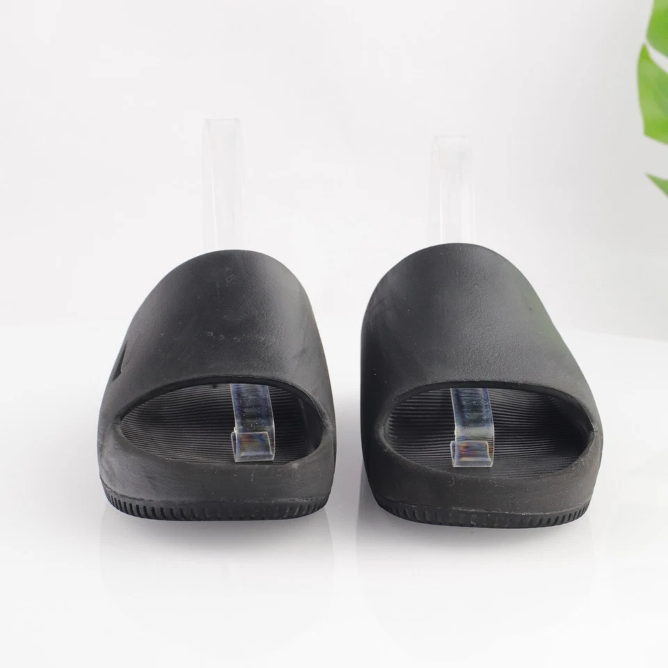 Nike Mujer Calma Sandalia Talla 7 Negro Espuma Deslizable Chanclas Plataforma Zapato de Playa Foto 2 de 4