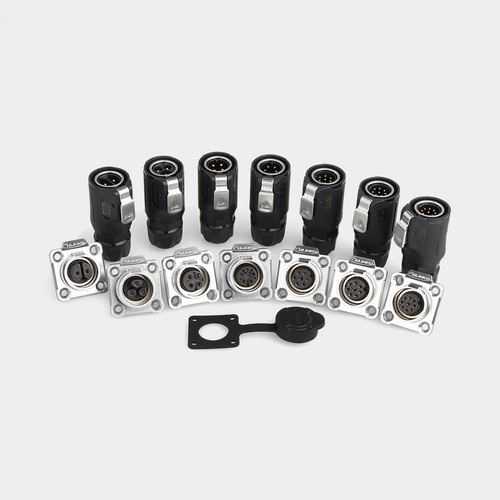 M16 2 3 4 5 6 7 6 9 Pin Waterproof 5A 10A AC DC Electrial Quick Power Connector - Picture 12 of 19