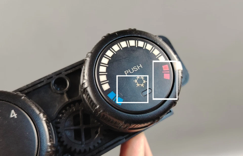 2013 2015 MITSUBISHI FUSO FE SERIES CLIMATE CONTROL AC PANEL MK582600 - Image 2 of 4