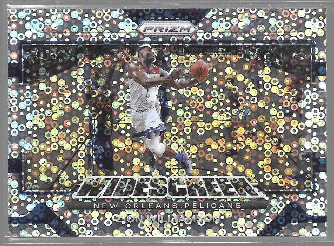 2021-22 Panini Prizm Zion Williamson Widescreen Fast Break Prizm Disco Pelicans