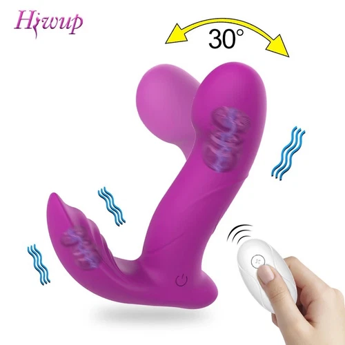 Powerful Flapping Prostate Massager Dual Motor Waterproof Vibrator Wireless - Picture 1 of 6