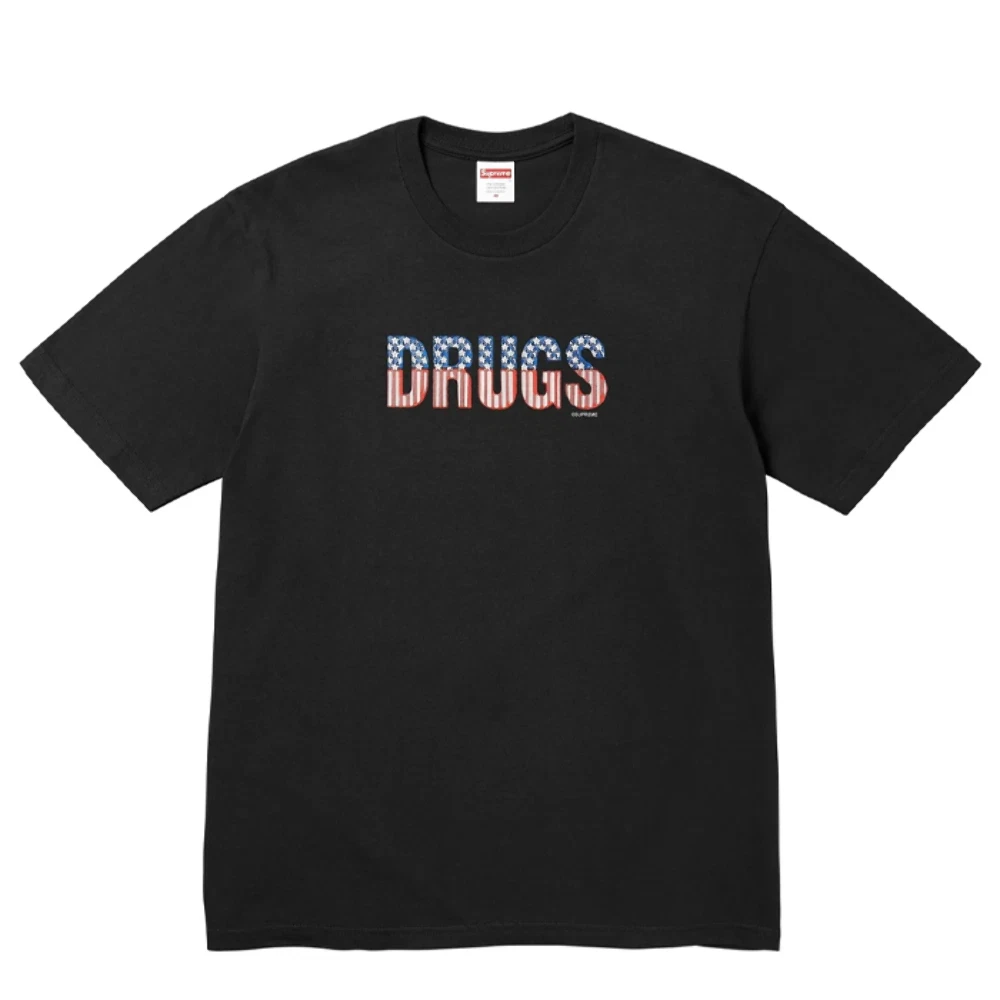 Tee shirt Supreme Drugs   Noir