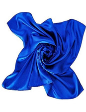 Satin Solid Plain Silk Shiny Scarf Hijab Soft Square Head Neck Wrap 90x90 cm