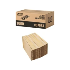 12" Inch Eco-Friendly Grade Bamboo Paint Sticks - (Pack -1000 Sticks) - (57023)