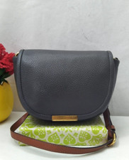 Marc By Marc Jacobs Gray Pebbled Leather Flap Closure Crossbody Bag